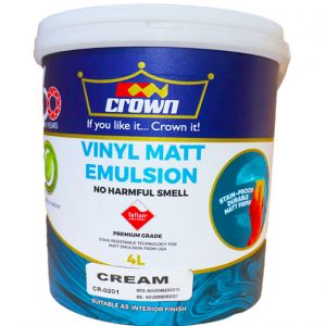 crown vinyl matt emulsion