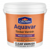 Crown Aquavar Clear Timber Varnish 4 Litres – Water-Based Wood Protection