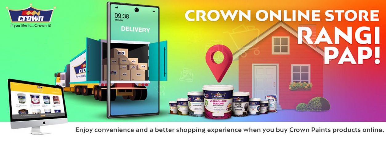 crown paints - rangi paint store slider 1