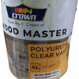 crown wood master polyurethene high gloss varnish - rangi paint store