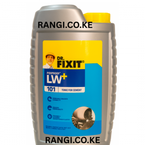 Dr. Fixit LW+ 101 (PIDIPROOF) Tonic for Cement available in 1kg, 5kg, and 20kg packs at Rangipaint Supplies Nairobi