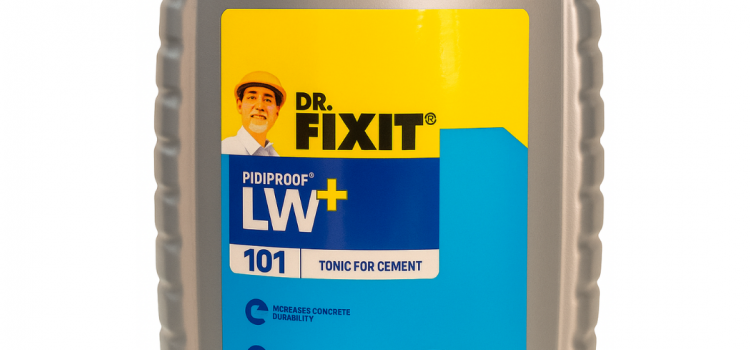 Dr Fixit LW+ 101 (Pidiproof) liquid cement additive for waterproofing plaster and masonry walls in Kenya