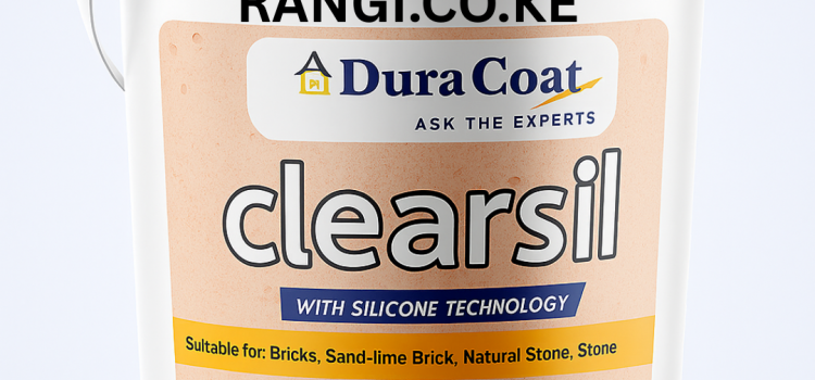Duracoat Clearsil Waterproofing Solution 4 Litres available at Rangi Paint Store Kenya with countrywide delivery