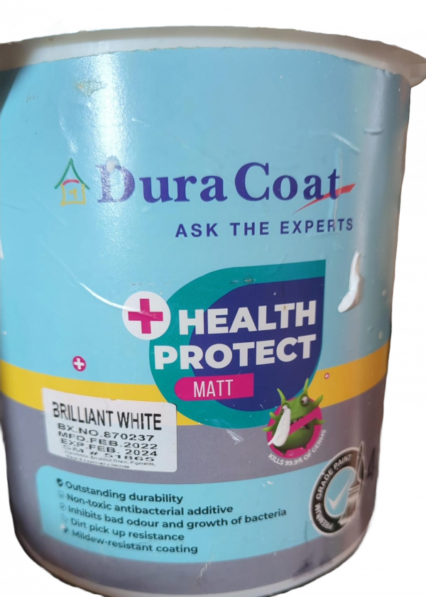 Duracoat Health Protect Matt Finish – antimicrobial, washable matt paint from Rangi Paint Store Kenya