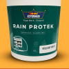 Crown Rain Protek waterproofing paint protecting exterior walls from rain and dampness