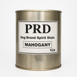 PRD Mahogany Stain Dog Brand Spirit Stain 1Lb can