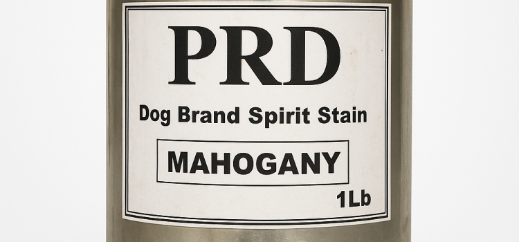Transform Your Woodwork with Mahogany Powder Stain PRD Mahogany Stain Dog Brand Spirit Stain 1Lb can