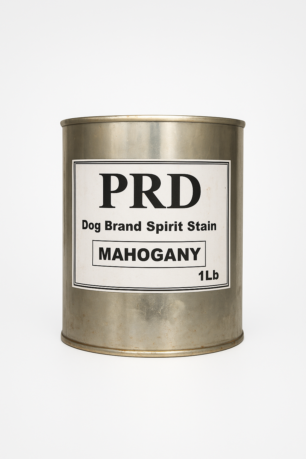 PRD Mahogany Stain Dog Brand Spirit Stain 1Lb can