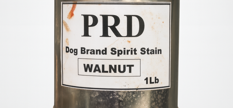Enhance Your Woodwork with Walnut Powder Stain – Available at Rangi Paint Store PRD Walnut Stain Dog Brand Spirit Stain 1Lb tin