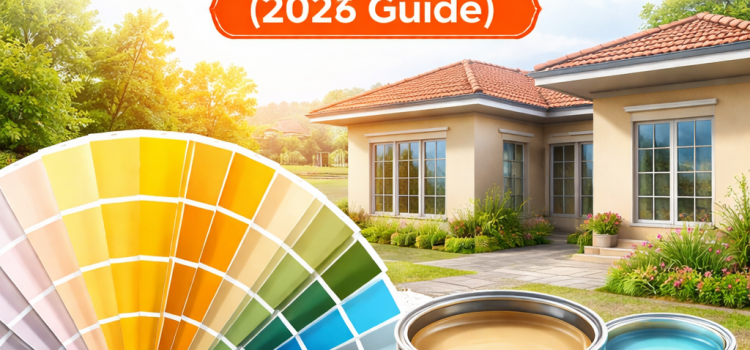 Best paint colours in Kenya showing modern house exterior and interior colour ideas for 2026