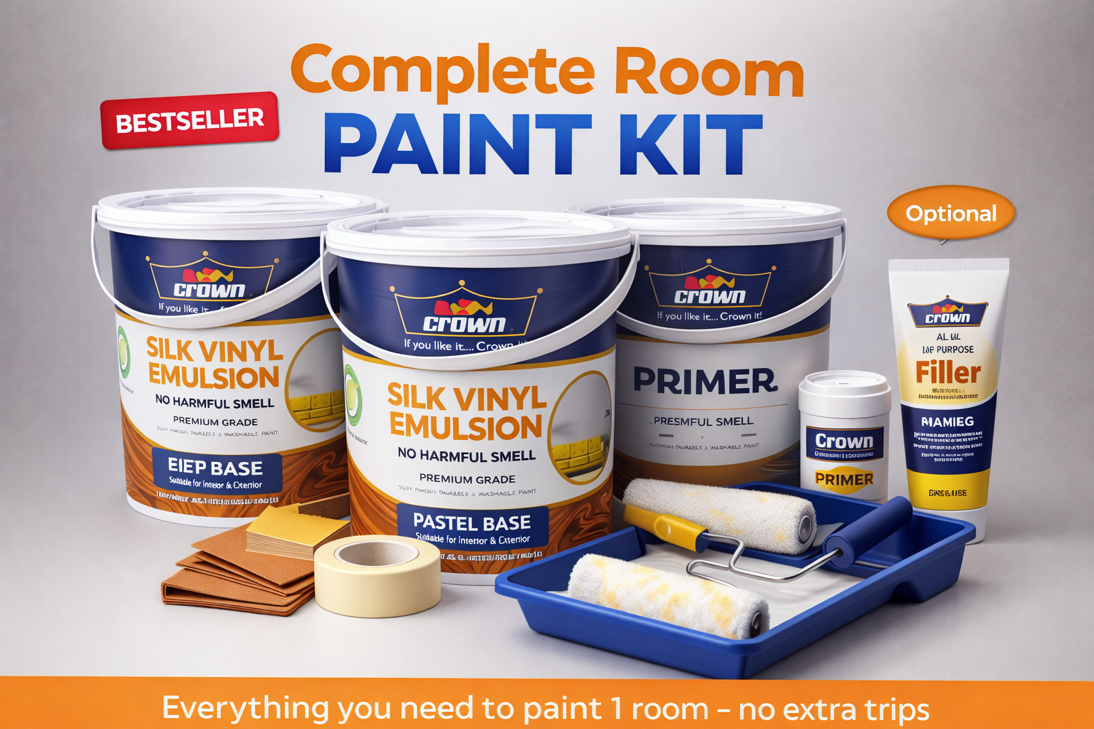 Complete Room Paint Kit - Rangi Paint Store