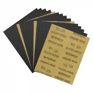 P320 sandpaper sheet/cloth ultra super fine grit for ultra-polished surface finishing and final painting prep in Kenya