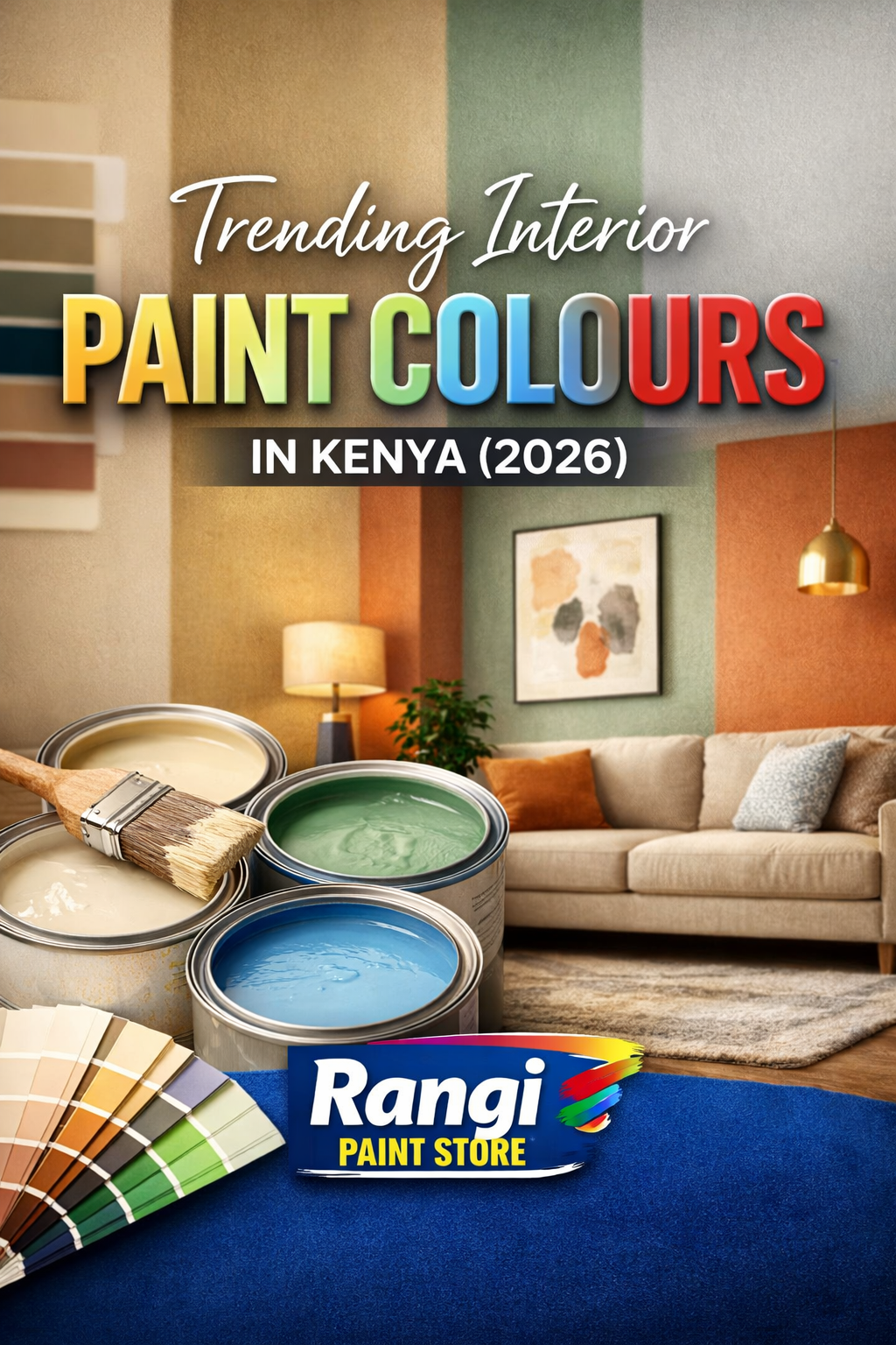 Trending Interior Paint Colours in Kenya 2026 - Rangi Paint Store