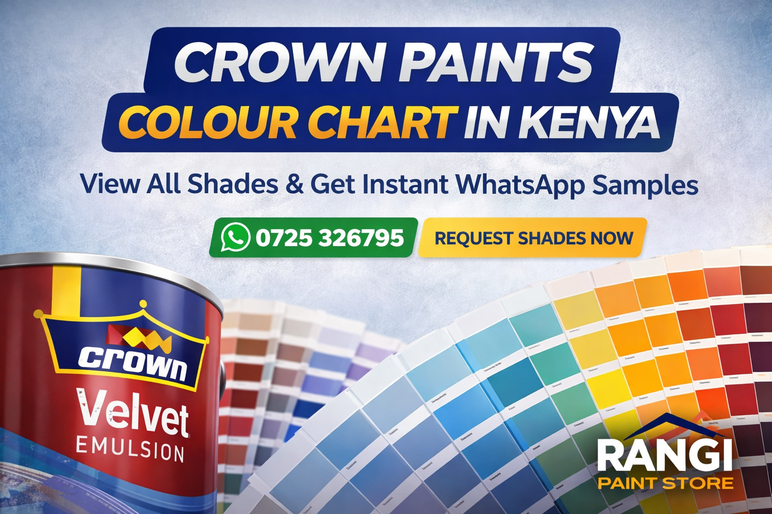 Crown Paint Colour Chart Kenya Crown Paints Colour Chart Kenya - View paint shades and colours available at Rangi Paint Store Nairobi