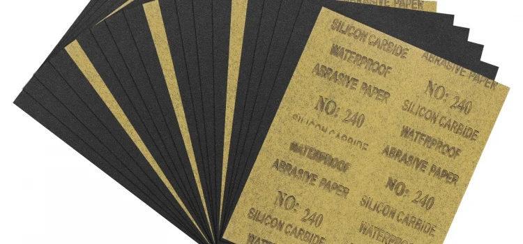 P240 sandpaper sheet and cloth for fine sanding before painting in Kenya