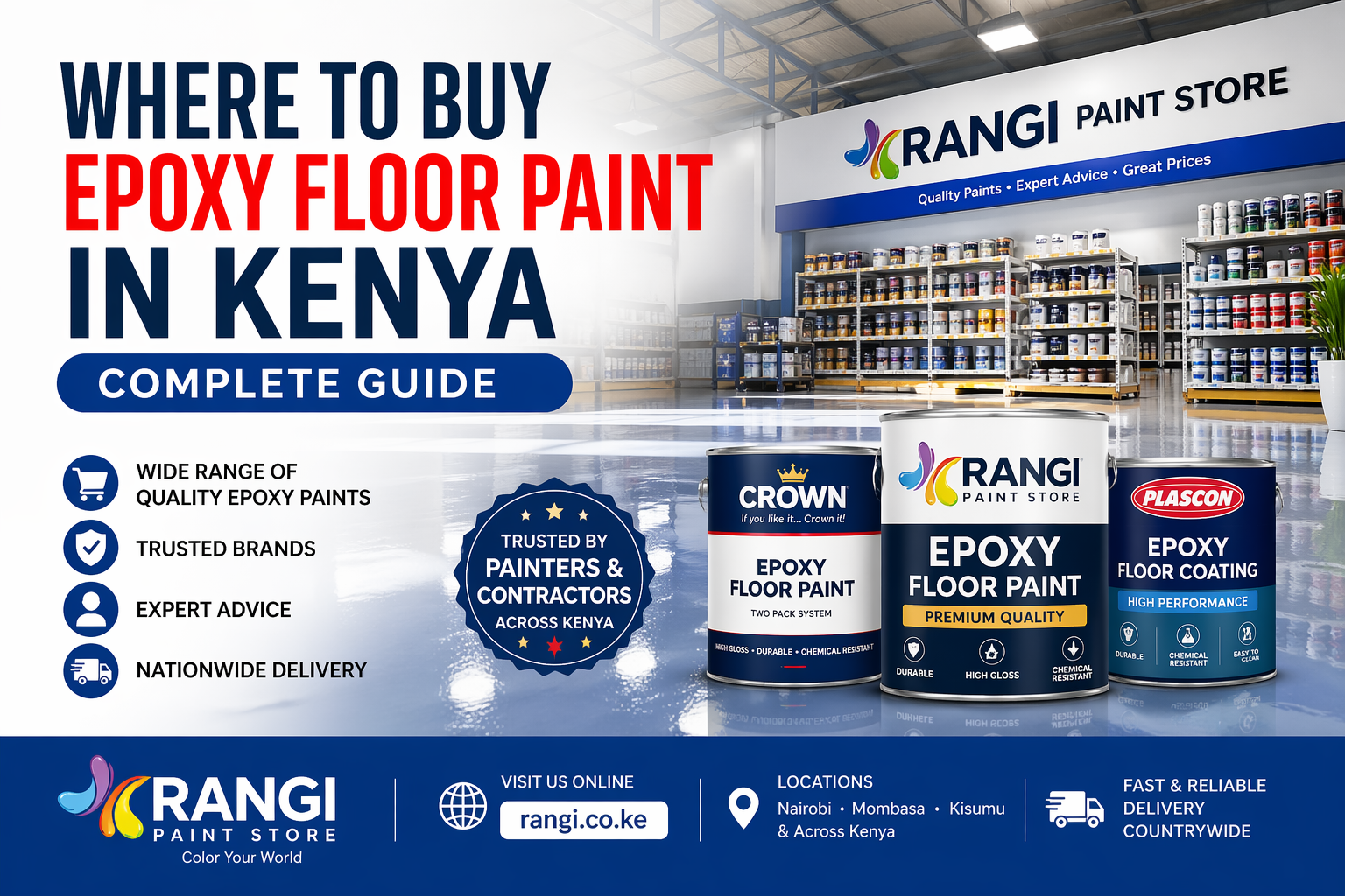 Where to buy epoxy floor paint in Kenya Nairobi suppliers prices best epoxy store Kenya