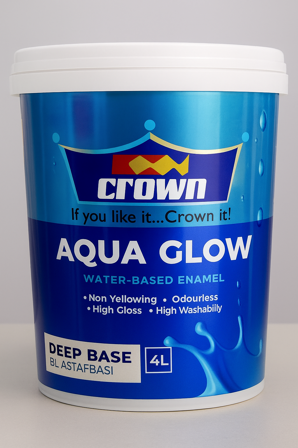 Crown Aqua Glow Water-Based Enamel Technical Data Sheet (TDS)