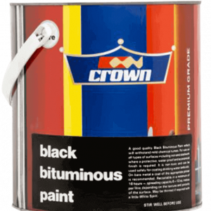 Crown Black Bituminous Paint Kenya waterproof anti-rust coating for metal and concrete surfaces